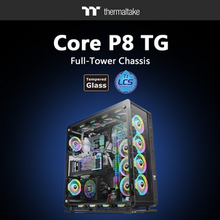 The New Core P8 Tempered Glass Full Tower Chassis Available Now